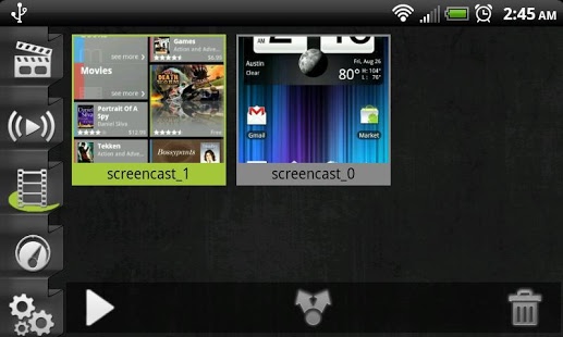 Screencast Video Recorder Demo