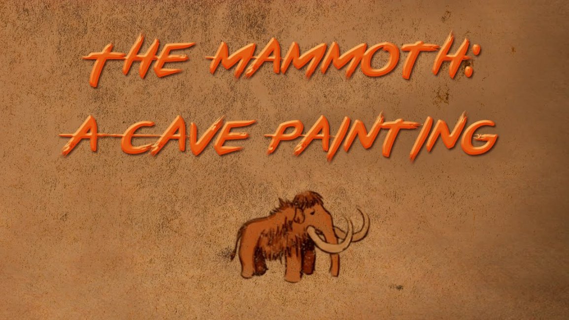 Mammoth A Cave Painting