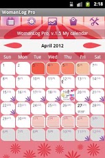 WomanLog Pro календарь