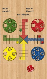 Ludo Parchis Classic Woodboard