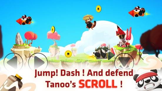 Tanoo Jump Cartoon Arcade game