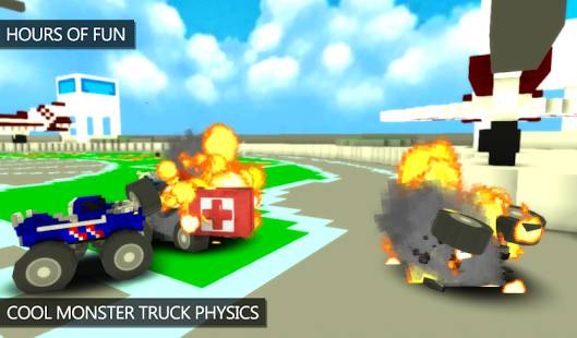 Blocky Monster Truck Smash