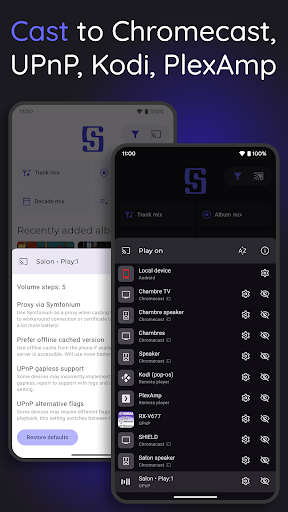 Symfonium: Music player & cast