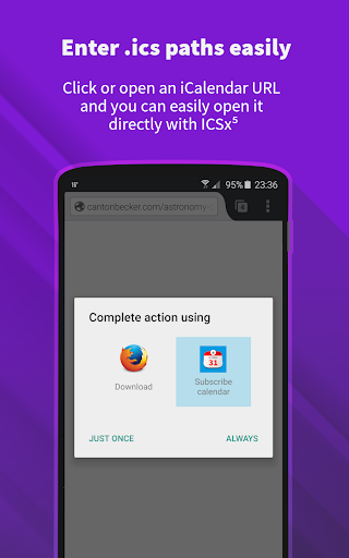 ICSx⁵ – Subscribe to calendars