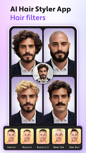 Hair Styler App, AI Hairstyle