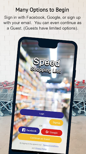 Speed Shopping List
