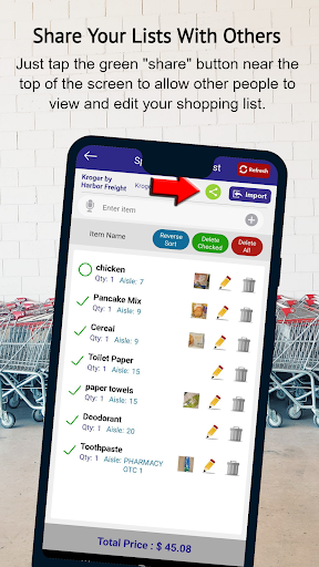 Speed Shopping List