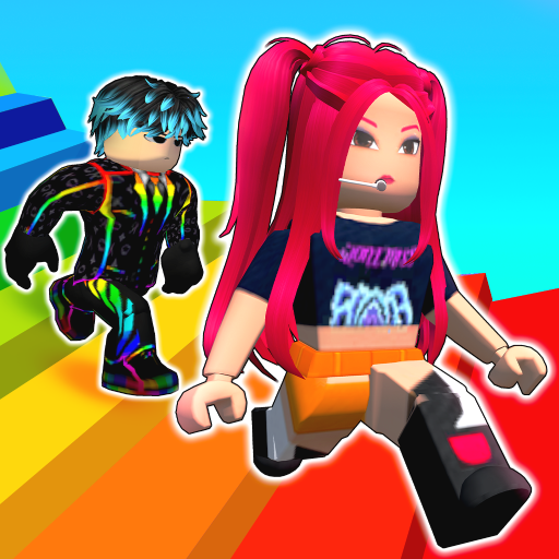Rainbow Race: Obby Dash
