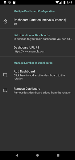 Dashboard Screen Saver