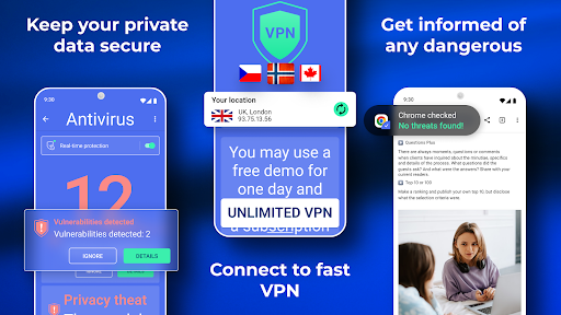 Antivirus – Cleaner + VPN