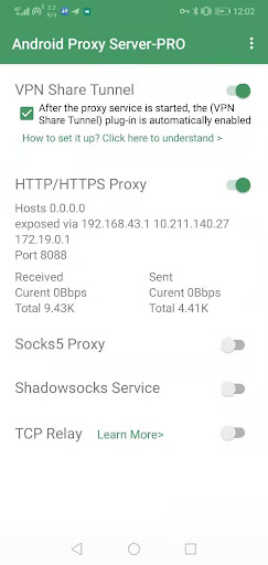 Android Proxy Server Pro