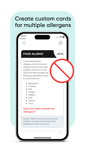 Equal Eats – Allergy Cards