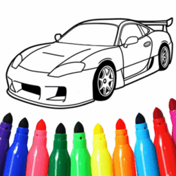 Car coloring games – Color car