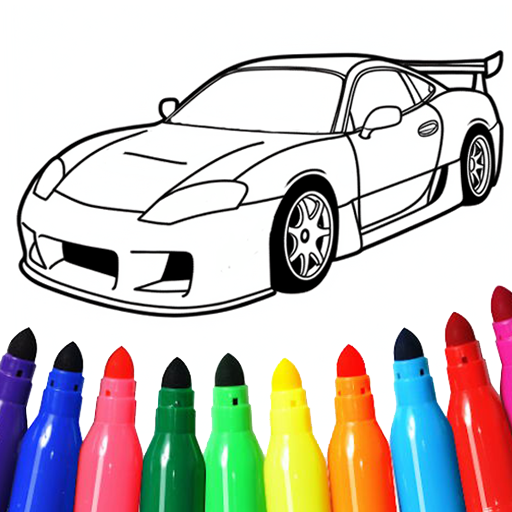 Car coloring games – Color car