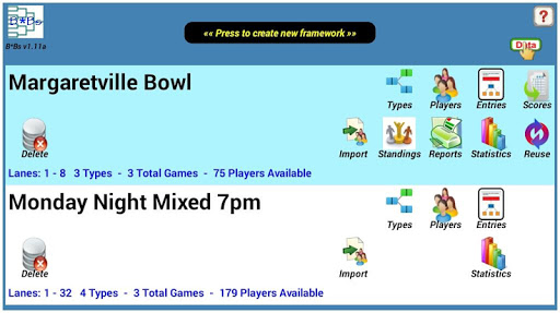 Bowling Brackets / Sidepots