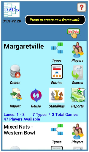 Bowling Brackets / Sidepots