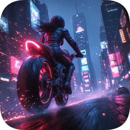 Neon Rider: Cyberpunk Racing