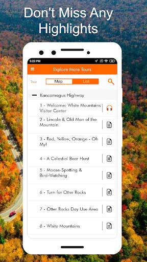 Kancamagus Highway GPS Tour