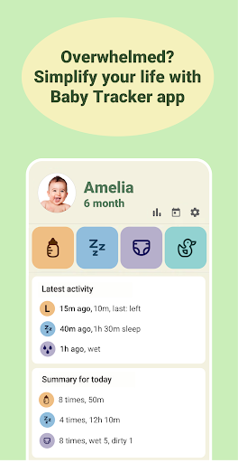 Baby tracker – feeding, sleep
