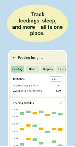 Baby tracker – feeding, sleep