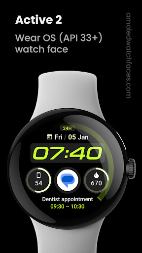 Active 2: Watch face