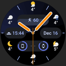 Weather Analog: Watch face