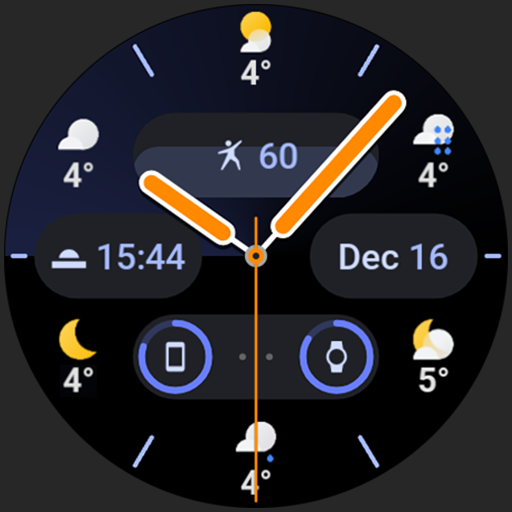 Weather Analog: Watch face