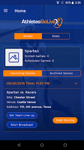 AthletesGoLive