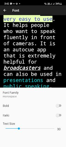 Elegant Teleprompter Pro