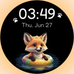 Cute Fox Watch Face: Joy’s Day