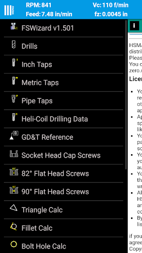FSWizard Pro Machinist Calc
