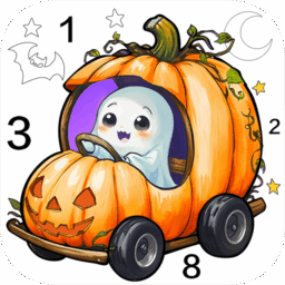Halloween Color by Number Game