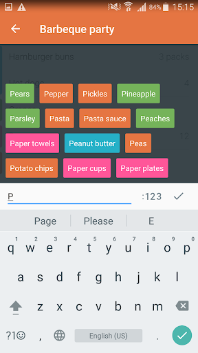 Shopping List – Buy Me a Pie!