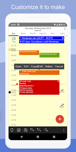 CalenGoo – Calendar and Tasks