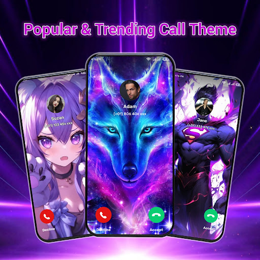 Color Call Theme, Call Screen