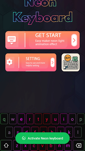 Neon Keyboard