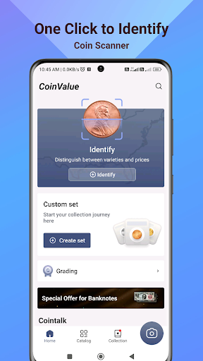 Coin Value Identifier & Scan
