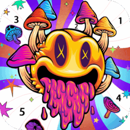 Fluid Art:Color By Number