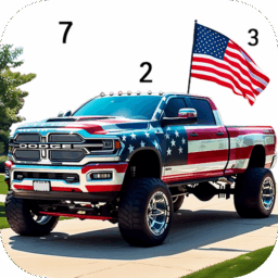 Vintage Color by Number Game