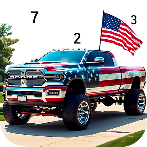 Vintage Color by Number Game