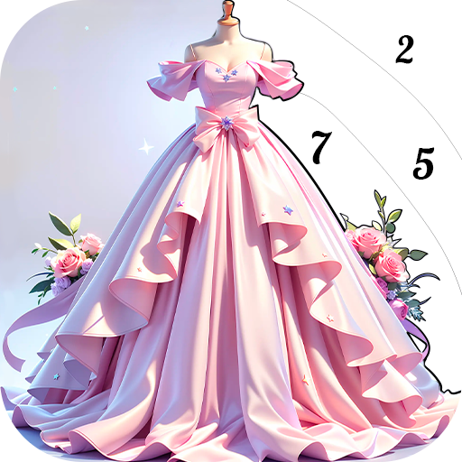 Princess Dress Coloring Game