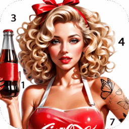 Retro Style Coloring Games