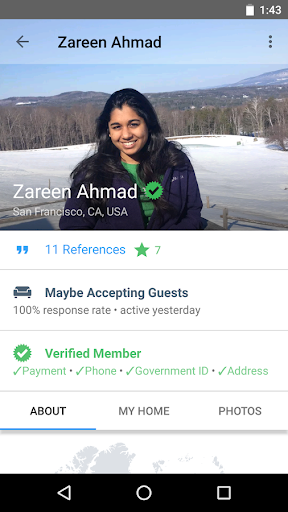 Couchsurfing Travel App