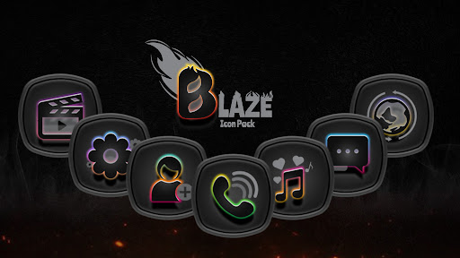 Blaze Dark Icon Pack