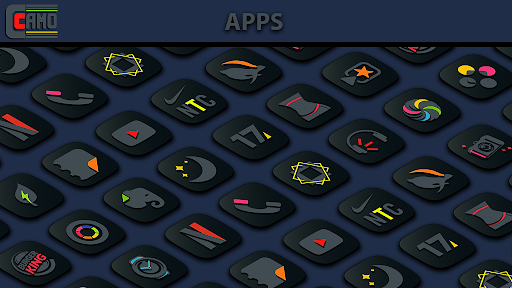 Camo Dark Icon Pack