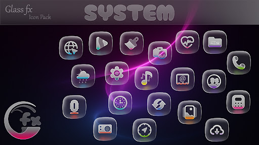 Glass FX Icon Pack