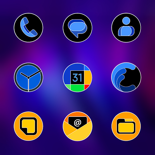 Pixly Fluo – Icon Pack