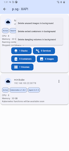 Portainer Mobile: Docker Mgt