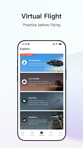 DJI Store – Try Virtual Flight