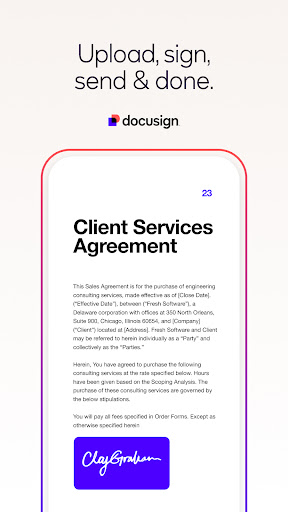 Docusign – Upload & Sign Docs